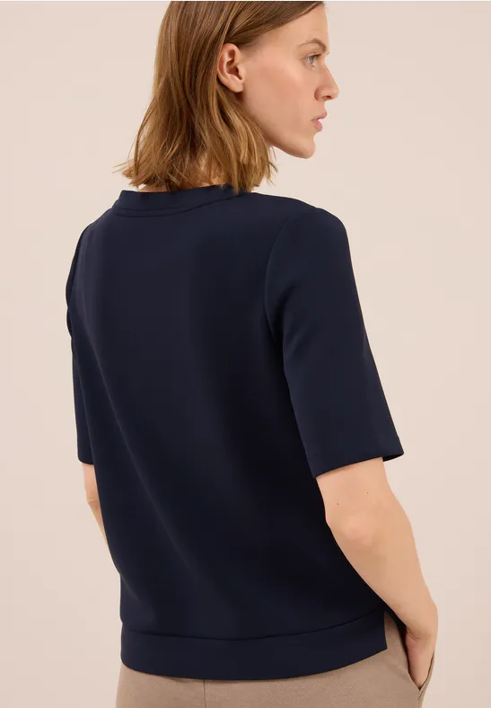Zacht Cupro Touch Shirt urban dark blue
