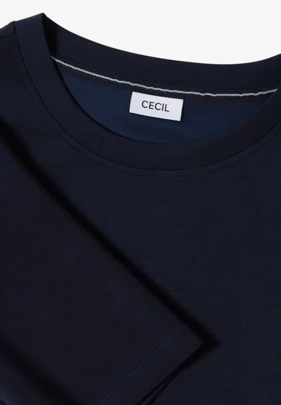 Zacht Cupro Touch Shirt urban dark blue