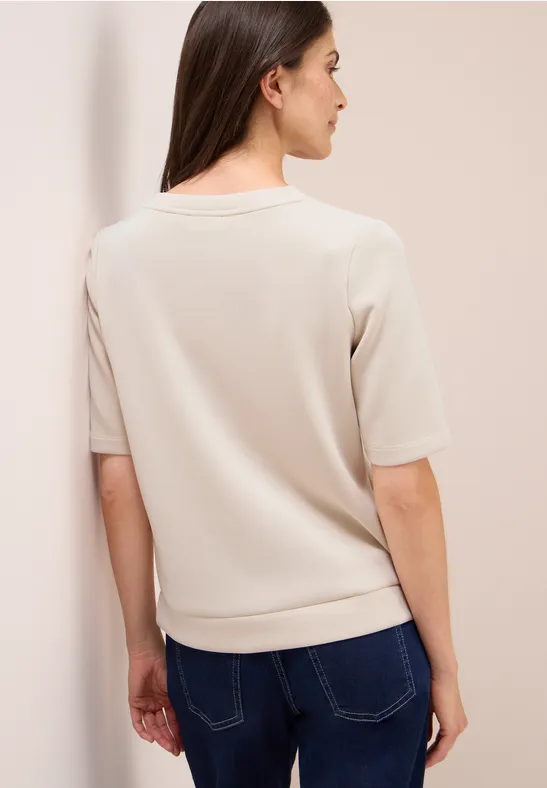 Zacht Cupro Touch Shirt oat milk beige