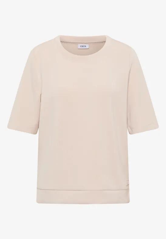 Zacht Cupro Touch Shirt oat milk beige