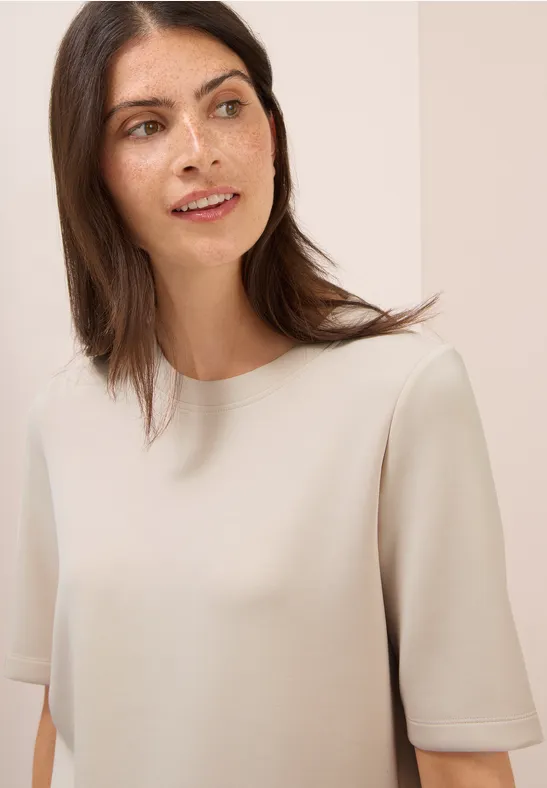 Zacht Cupro Touch Shirt oat milk beige