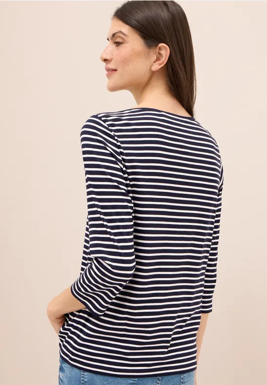 T-shirt à rayures urban dark blue