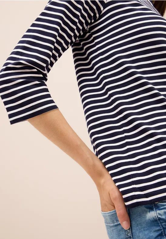 T-shirt à rayures urban dark blue