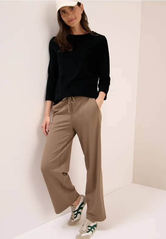 Corduroy overhemd in effen kleur ink green