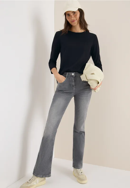 Shirt met geribde structuur urban dark blue
