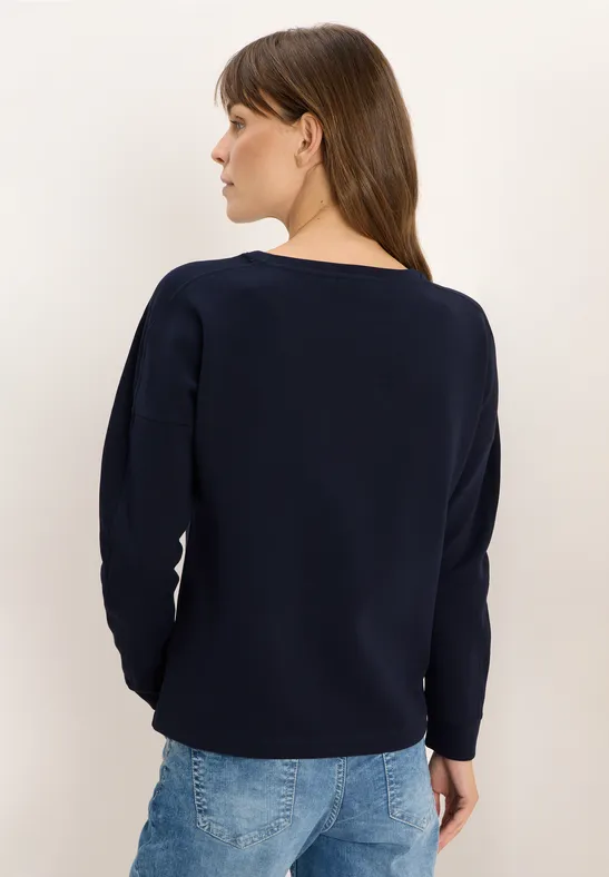 T-shirt à rayures côtelées urban dark blue