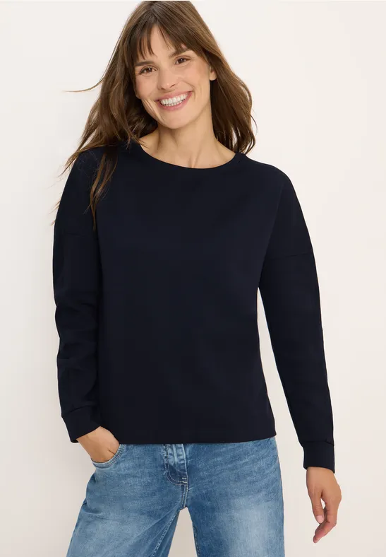 T-shirt à rayures côtelées urban dark blue