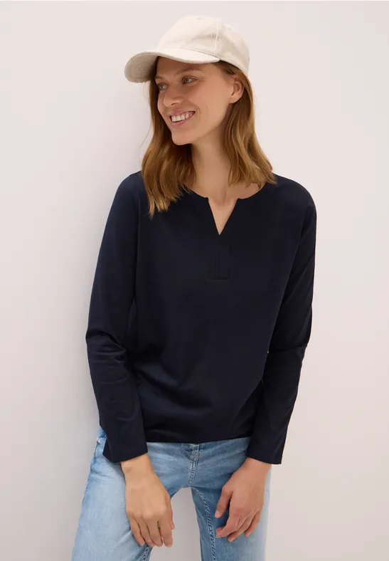 T-shirt au look tunique urban dark blue