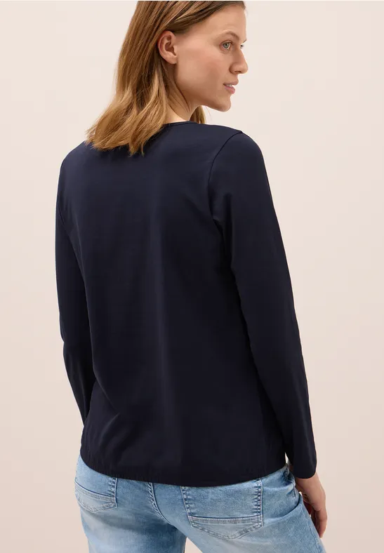 T-shirt au look tunique urban dark blue