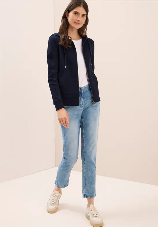 Jas met geribde strepen urban dark blue
