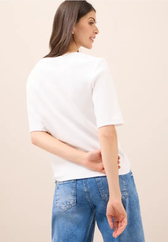 Basic Ripp T-Shirt White