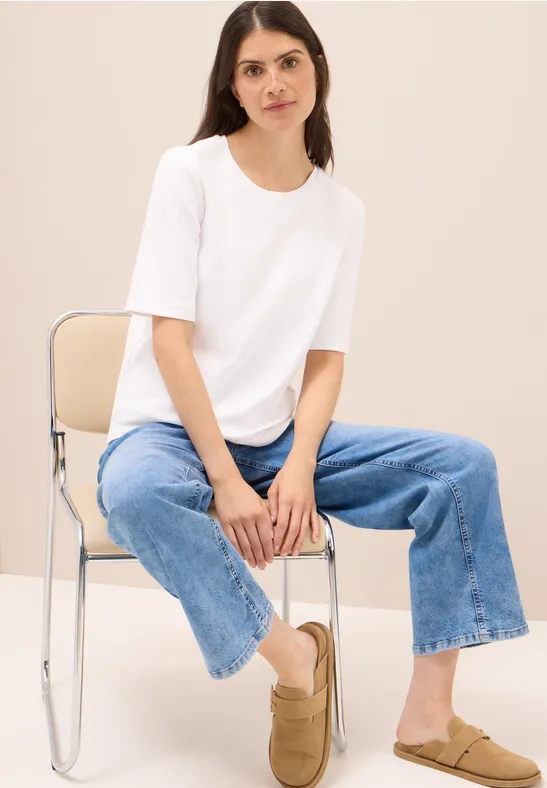 Basic Ripp T-Shirt White