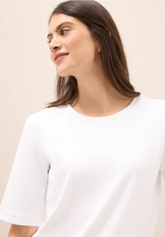 Basic Ripp T-Shirt White