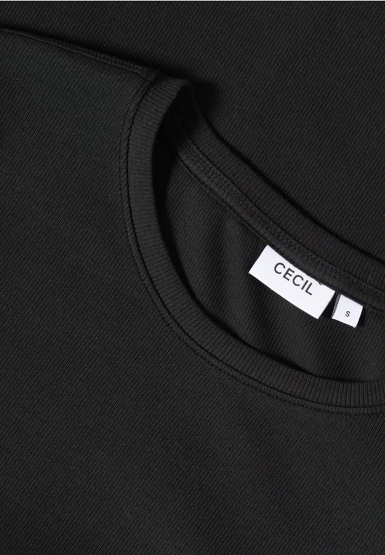 Basic Ripp T-Shirt Black