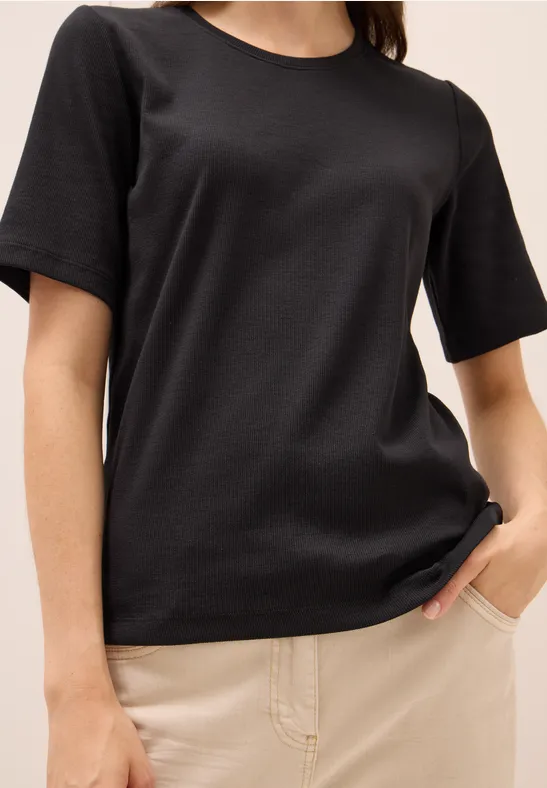 Basic Ripp T-Shirt Black
