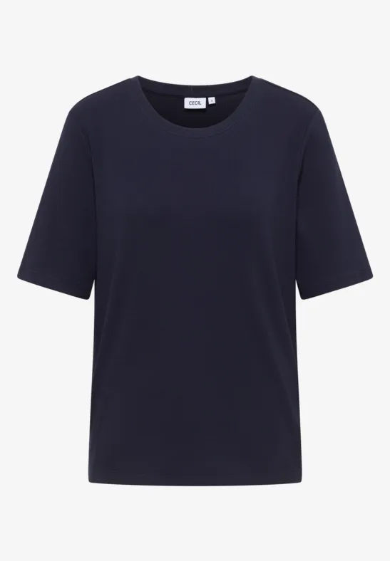 Basic Ripp T-Shirt urban dark blue