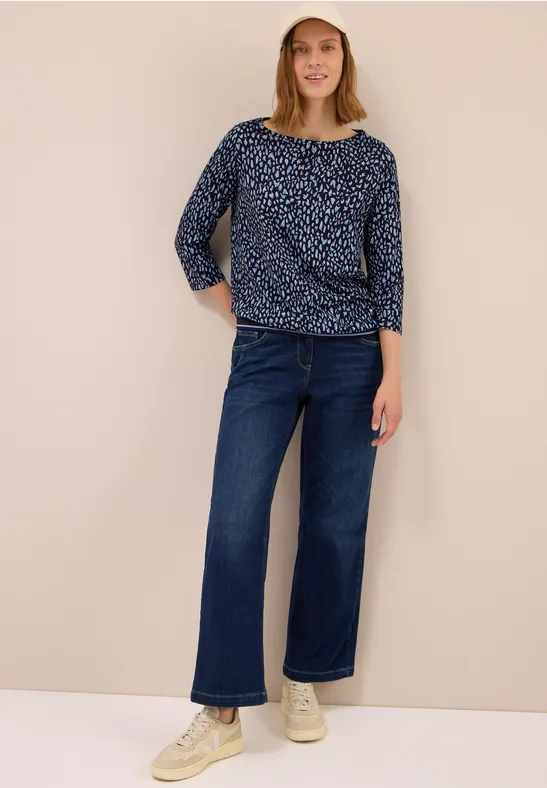 Shirt mit Rippstruktur urban dark blue