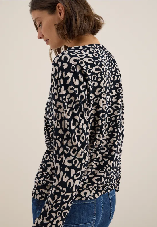 Chemise jacquard mélangée urban dark blue