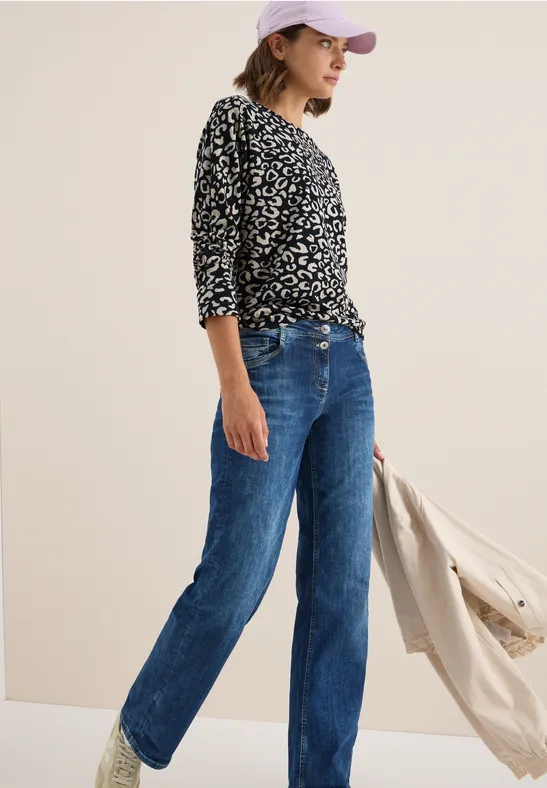 Chemise jacquard mélangée urban dark blue