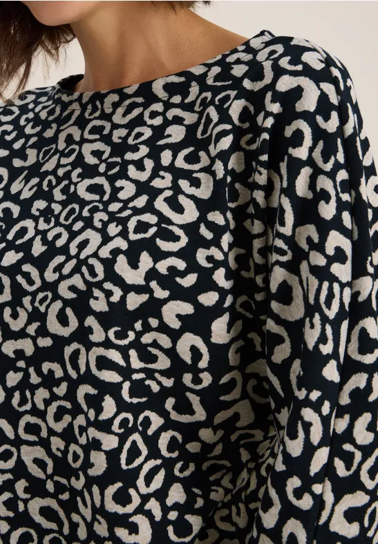 Chemise jacquard mélangée urban dark blue