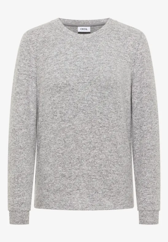Kuscheliges Shirt flint grey melange