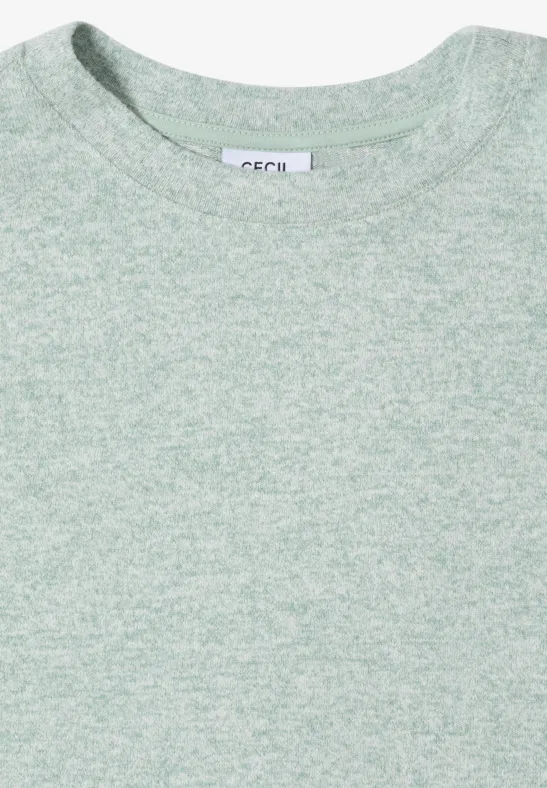 Kuscheliges Shirt jewel green melange