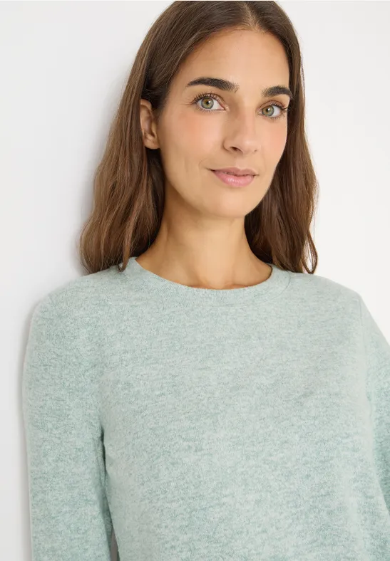 Kuscheliges Shirt jewel green melange