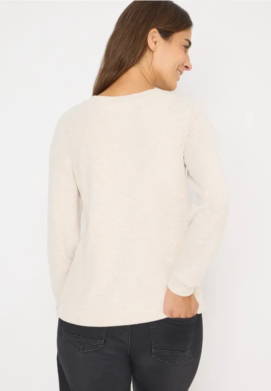 Kuscheliges Shirt sandalwood beige melange