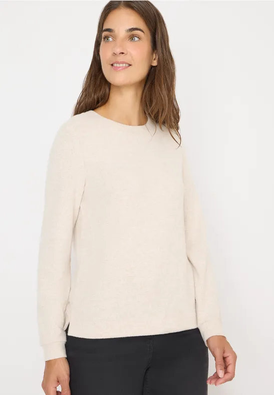 Kuscheliges Shirt sandalwood beige melange