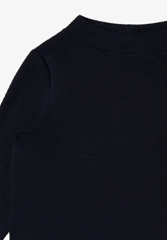 Shirt met structuur urban dark blue