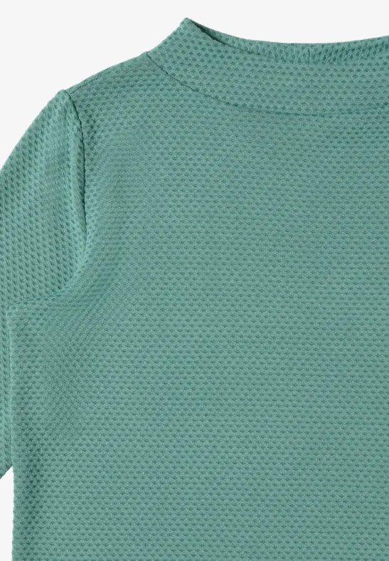 Strukturshirt jewel green