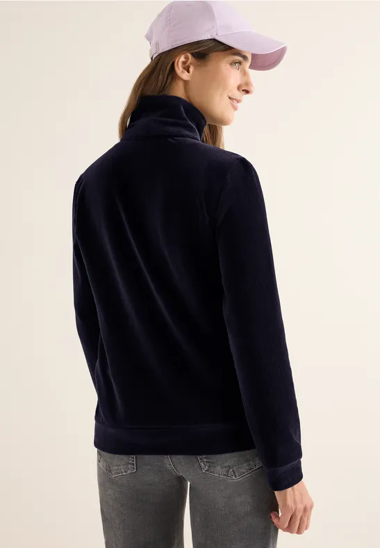 Veste légère en velours côtelé urban dark blue