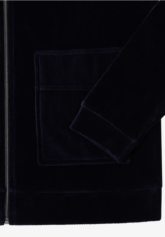 Veste légère en velours côtelé urban dark blue