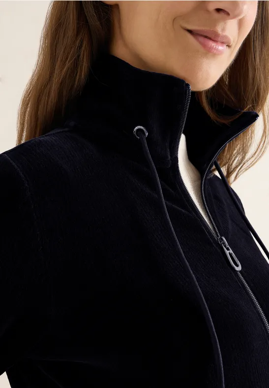 Veste légère en velours côtelé urban dark blue