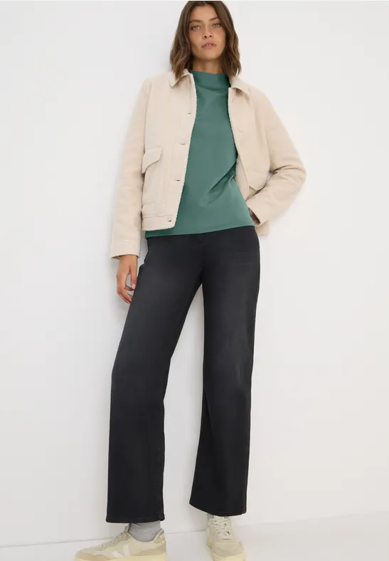 Shirt mit Knopfdetail jewel green