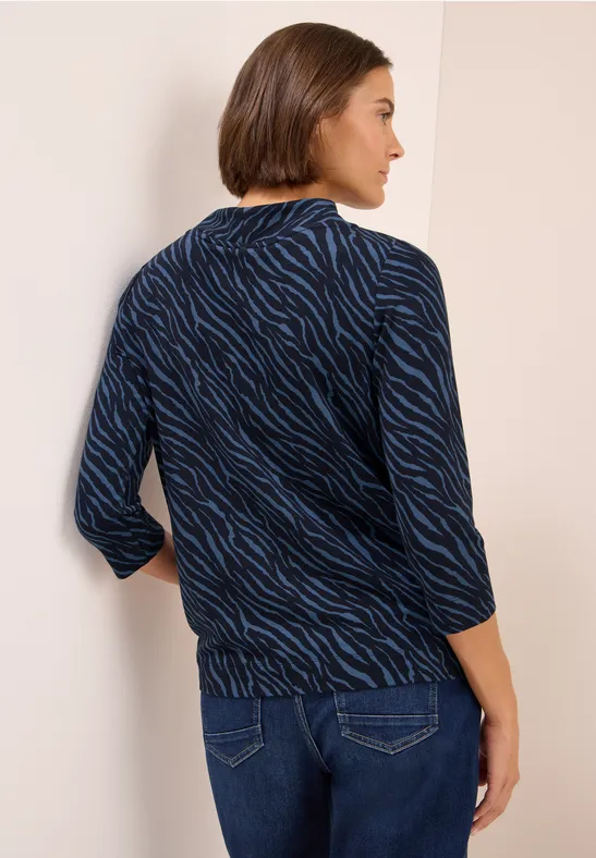 T-shirt à l'imprimé minimal urban dark blue