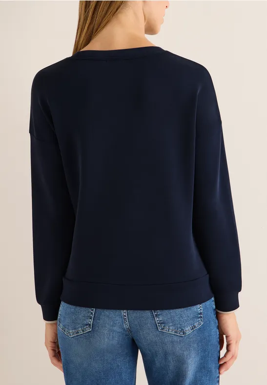 Softes Langarmshirt urban dark blue