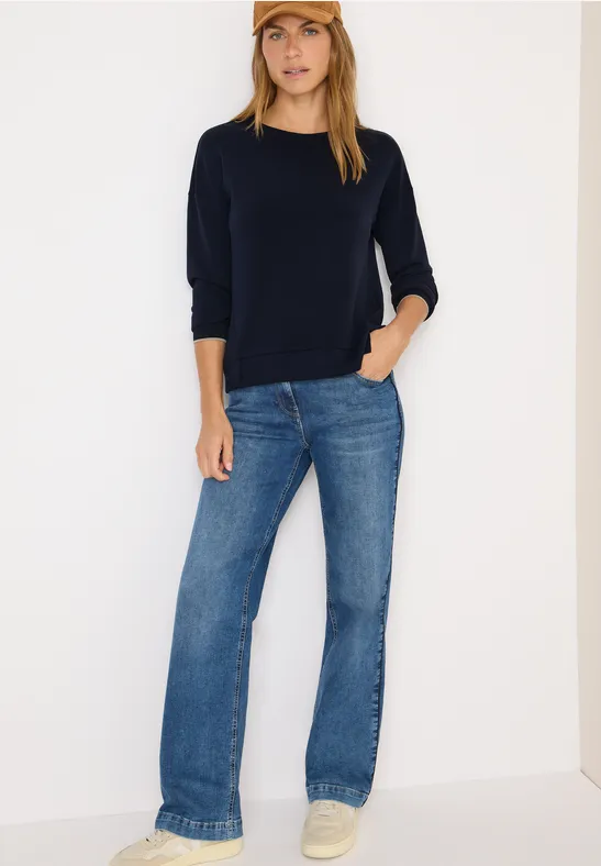 Softes Langarmshirt urban dark blue