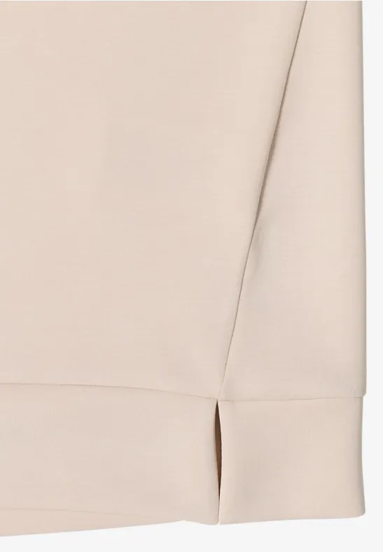Softes Langarmshirt oat milk beige