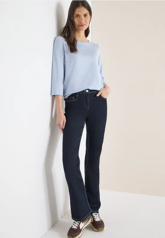 T-shirt à rayures cloud blue