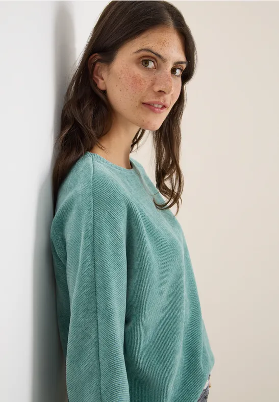 Cordshirt jewel green