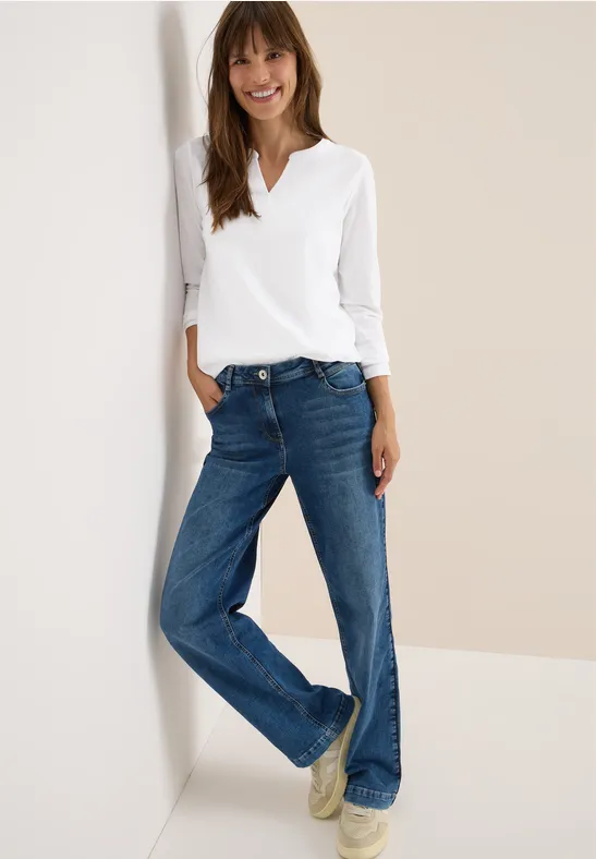 Shirt im Tunika-Look White