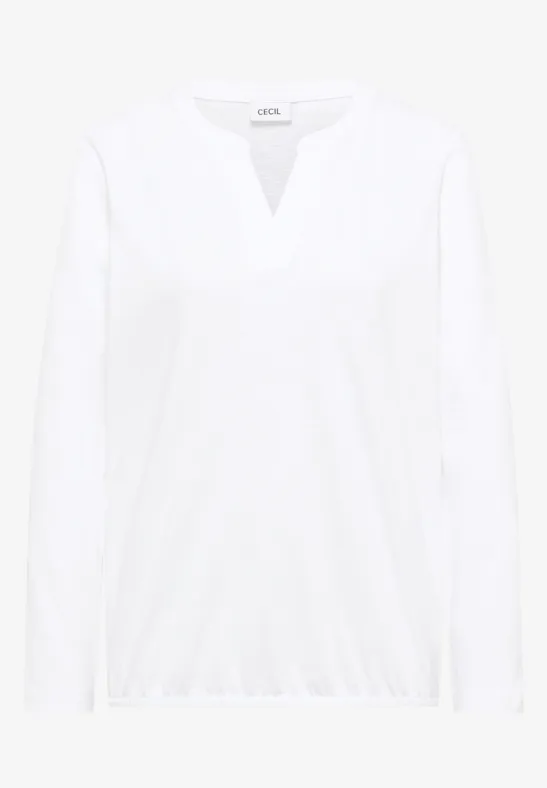Shirt im Tunika-Look White