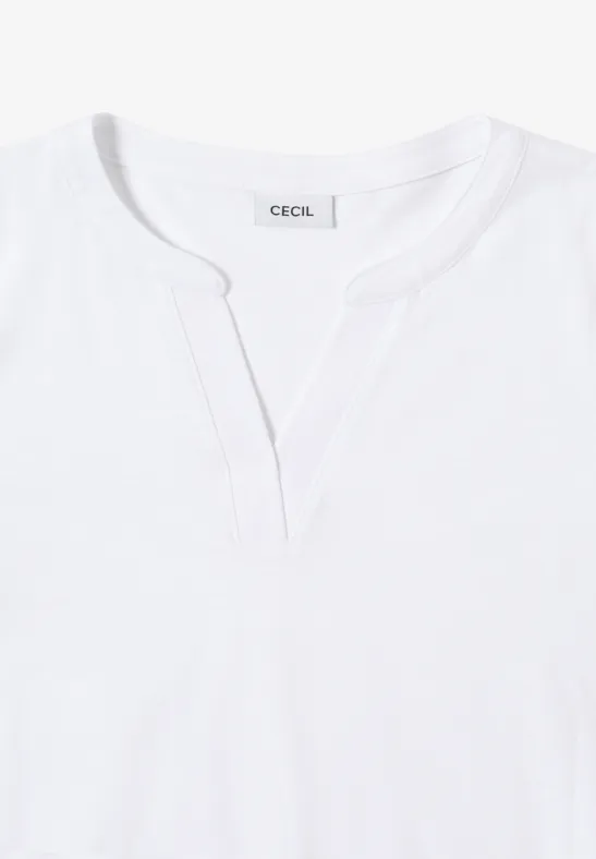 Shirt im Tunika-Look White