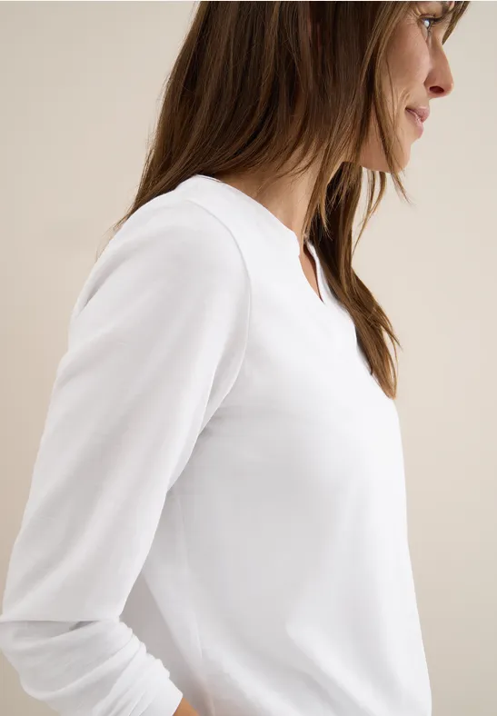 Shirt im Tunika-Look White
