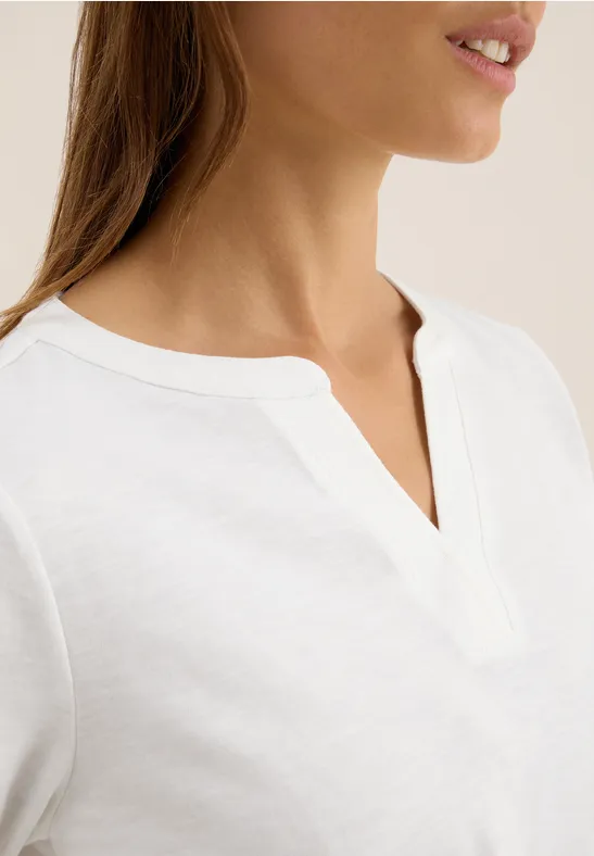 Shirt im Tunika-Look vanilla white