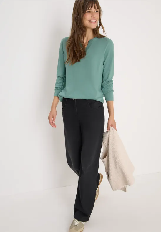T-shirt au look tunique jewel green