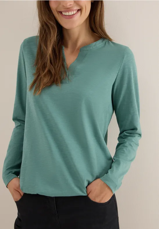 T-shirt au look tunique jewel green