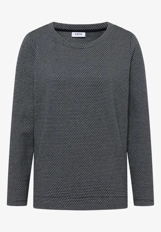 Chemise jacquard minimale urban dark blue