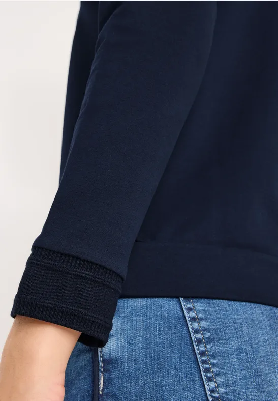 T-shirt avec imprimé satin urban dark blue